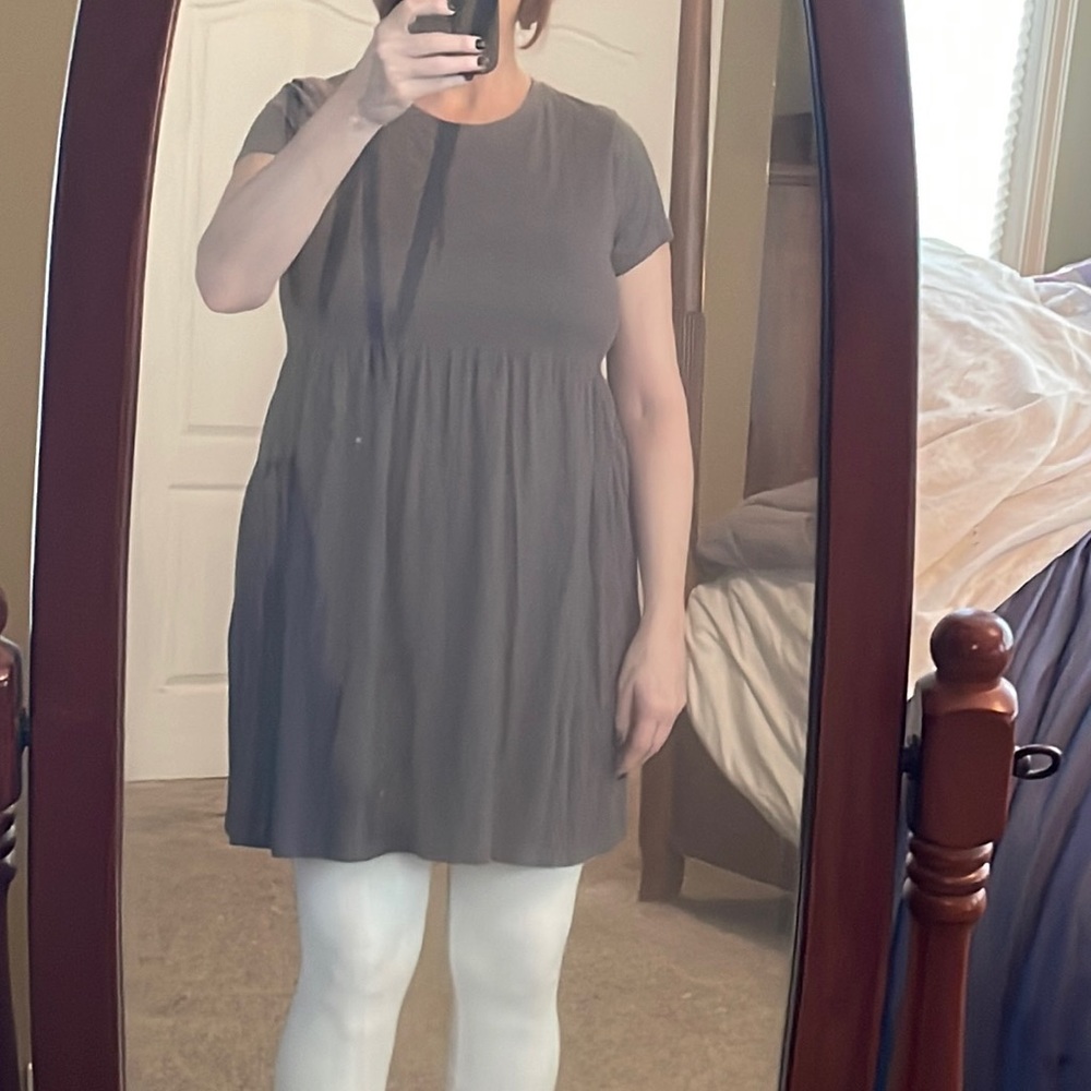 So  charcoal grey tunic